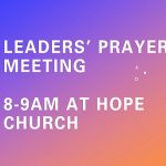 Church and Para church Leaders Prayer Meeting 7th March