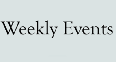 Regular Weekly events