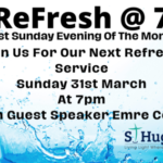 Easter Sunday 'Refresh' at St Hughs, Guest speaker Emre Cevik.