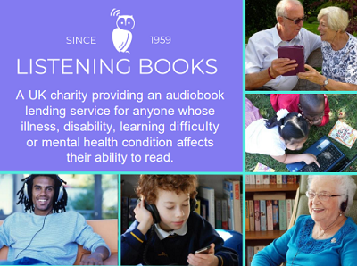 Audiobook lending service for those who find it difficult to read