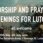 Worship Evening with Engage Worship and The Salvation Army 25th May and 6th July