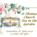 Cream Tea Invitation - St Thomas' Church, Stopsley